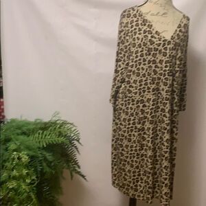 NWOT AVA VII CHETTA PRINT‎ WRAP DRESS…